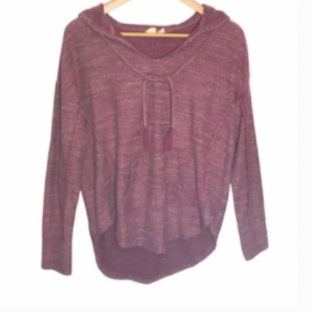 Roxy Maroon Hooded Sweater